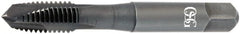 OSG - #10-24 UNC, 3 Flute, Bright Finish, Vanadium High Speed Steel Spiral Point Tap - Plug Chamfer, Right Hand Thread, 2-3/8" OAL, 7/8" Thread Length, 0.194" Shank Diam, 2B/3B Class of Fit - Exact Tooling