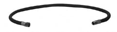 Alliance Hose & Rubber - 1" ID x 1-25/64" OD 10' Long Multipurpose Air Hose - MNPT x FNPT(Swivel) Ends, 200 Working psi, -40 to 190°F, 1" Fitting, Black - Exact Tooling