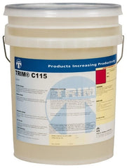 Master Fluid Solutions - Trim C115, 5 Gal Pail Grinding Fluid - Synthetic, For Machining - Exact Tooling