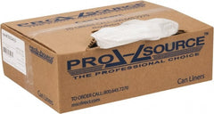 PRO-SOURCE - 0.6 mil Thick, Household/Office Trash Bags - 24" Wide x 31" High, Clear - Exact Tooling