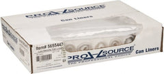 PRO-SOURCE - 0.8 mil Thick, Household/Office Trash Bags - 43" Wide x 48" High, Clear - Exact Tooling