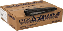 PRO-SOURCE - 1.25 mil Thick, Heavy-Duty Trash Bags - 33" Wide x 39" High, Black - Exact Tooling