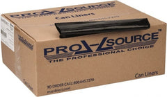 PRO-SOURCE - 1.5 mil Thick, Heavy-Duty Trash Bags - 40" Wide x 46" High, Black - Exact Tooling