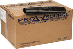 PRO-SOURCE - 2 mil Thick, Heavy-Duty Trash Bags - 40" Wide x 46" High, Black - Exact Tooling