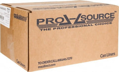 PRO-SOURCE - 2 mil Thick, Heavy-Duty Trash Bags - 38" Wide x 58" High, Black - Exact Tooling