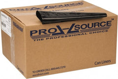 PRO-SOURCE - 1.65 mil Thick, Heavy-Duty Trash Bags - 38" Wide x 58" High, Black - Exact Tooling