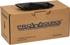 PRO-SOURCE - 1.35 mil Thick, Heavy-Duty Trash Bags - 33" Wide x 40" High, Black - Exact Tooling