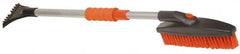 Value Collection - 42" Long Telescoping Swivel Snowbrush & Ice Scraper - Plastic/Metal - Exact Tooling