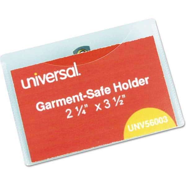 UNIVERSAL - Badge Holders Attachment Type: Clip-On Horizontal or Vertical Holder: Horizontal - Exact Tooling