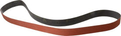 3M - 1-1/2" Wide x 60" OAL, 80 Grit, Ceramic Abrasive Belt - Ceramic, Medium, Coated, YF Weighted Cloth Backing, Wet/Dry, Series 777F - Exact Tooling