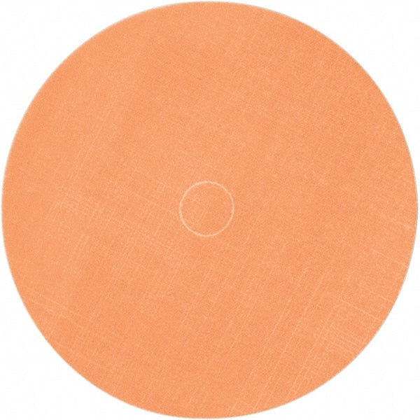 3M - 6" Diam, 5 Grit Trizact Aluminum Oxide Adhesive PSA Disc - Ultra Fine Grade, Orange, Polyester Backing, Flexible, Use with Random Orbital Sanders - Exact Tooling