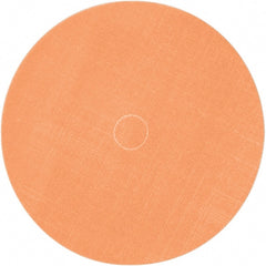 3M - 6" Diam, 5 Grit Trizact Aluminum Oxide Adhesive PSA Disc - Ultra Fine Grade, Orange, Polyester Backing, Flexible, Use with Random Orbital Sanders - Exact Tooling