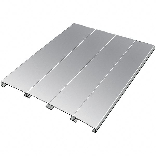 Hallowell - 72" Wide, Open Shelving Accessory/Component - Steel, 24" Deep, Use with Rivetwell Boltless Shelving - Exact Tooling