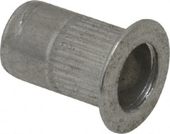 RivetKing - #10-32, 0.02 to 0.13" Grip, 19/64" Drill, Aluminum Standard Rivet Nut - Uncoated, Countersunk Head - Exact Tooling