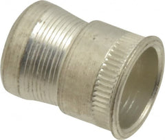 RivetKing - M5x0.80 Metric Coarse, Zinc-Plated, Steel Knurled Rivet Nut Inserts - 0.02" to 0.13" Grip, 9/32" Drill Size - Exact Tooling