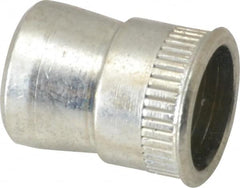 RivetKing - #10-24 UNC, Zinc-Plated, Steel Knurled Rivet Nut Inserts - 0.297" to 0.302" Grip, 9/32" Drill Size - Exact Tooling