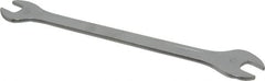 Facom - 12mm x 13mm Standard Extra Thin Open End Wrench - 8-17/64" OAL, Double End, Satin Finish, 15° Head Angle - Exact Tooling