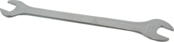 Facom - 14mm x 15mm Standard Extra Thin Open End Wrench - 8-17/64" OAL, Double End, Satin Finish, 15° Head Angle - Exact Tooling