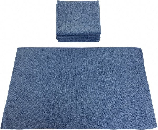 PRO-SOURCE - Reusable Microfiber Wipes - Packet, 16" x 24" Sheet Size, Blue - Exact Tooling