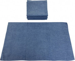 PRO-SOURCE - Reusable Microfiber Wipes - Packet, 16" x 24" Sheet Size, Blue - Exact Tooling