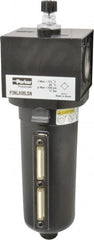 Parker - 1" NPT, 250 Max psi Heavy Duty Mist Lubricator - Metal Bowl with Sight Glass, Zinc Body, 250 CFM, 175°F Max Temp, 3.62" Wide x 11.81" High - Exact Tooling