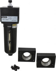 Parker - 1 1/2" NPT, 250 Max psi Heavy Duty Mist Lubricator - Metal Bowl with Sight Glass, Zinc Body, 260 CFM, 175°F Max Temp, 5.6" Wide x 11.81" High - Exact Tooling