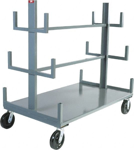 Jamco - 4,000 Lb Capacity Steel Bar & Pipe Truck - 36" OAW - Exact Tooling