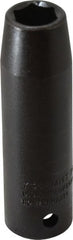 Proto - 1/2" Drive 13mm Deep Thin Wall Impact Socket - 6 Points, 3-1/4" OAL - Exact Tooling