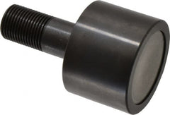 Accurate Bushing - 2-1/4" Roller Diam x 1-11/16" Width, 7/8" Stud Diam x 2" Length, Plain Load Roller - Steel, 1-1/8" Thread Length, 7/8-14 Thread, 3,490 Lb Dynamic Cap, 2,000 Lb Static Cap - Exact Tooling