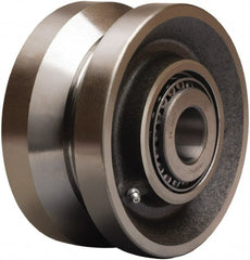 Hamilton - 6 Inch Diameter x 3 Inch Wide, Forged Steel Caster Wheel - 10,000 Lb. Capacity, 3-1/4 Inch Hub Length, 1-1/4 Inch Axle Diameter, Tapered Roller Bearing - Exact Tooling