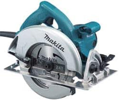 Makita - 15 Amps, 7-1/4" Blade Diam, 5,800 RPM, Electric Circular Saw - 120 Volts, 10' Cord Length, 5/8" Arbor Hole, Right Blade - Exact Tooling