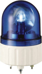 Schneider Electric - 12 VAC/VDC, 250 mAmp, Rotating Beacon LED Light - Surface Mounted, 5.81 Inch High, 84mm Diameter, 138 Flashes per min - Exact Tooling