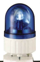 Schneider Electric - 24 VAC/VDC, 125 mAmp, Rotating Beacon LED Light - Surface Mounted, 5.81 Inch High, 84mm Diameter, 138 Flashes per min - Exact Tooling