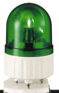 Schneider Electric - 24 VAC/VDC, 125 mAmp, Rotating Beacon LED Light - Surface Mounted, 5.81 Inch High, 84mm Diameter, 138 Flashes per min - Exact Tooling