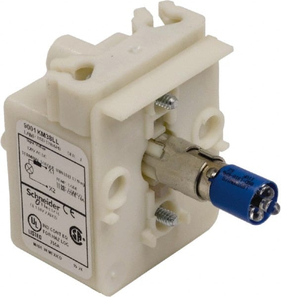 Schneider Electric - 120 VAC, 120 VDC Blue Lens LED Light Module - Exact Tooling