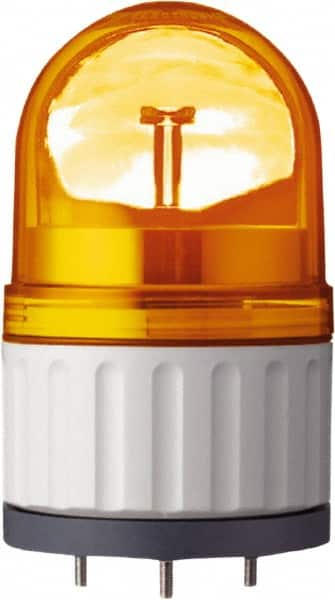 Schneider Electric - 24 VAC/VDC, 125 mAmp, Rotating Beacon LED Light - Surface Mounted, 5.81 Inch High, 84mm Diameter, 138 Flashes per min - Exact Tooling