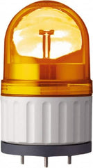 Schneider Electric - 24 VAC/VDC, 125 mAmp, Rotating Beacon LED Light - Surface Mounted, 5.81 Inch High, 84mm Diameter, 138 Flashes per min - Exact Tooling