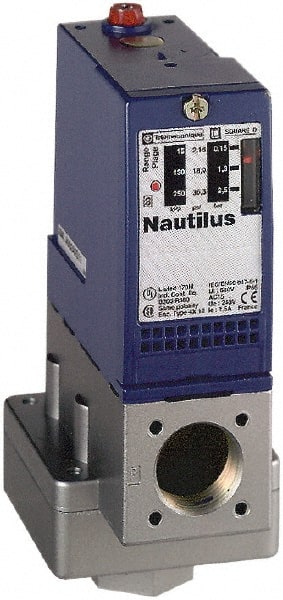 Telemecanique Sensors - G 1/4 (Female) Connector, 2-1/2 Bar Sensor, Shock and Vibration Resistant, Control Circuit Pressure Sensor - 1.378 Inch Wide, IP66, For Use with OsiSense XM - Exact Tooling