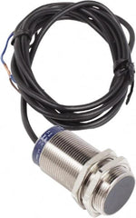 Telemecanique Sensors - NPN, PNP, 10mm Detection, Cylinder, Inductive Proximity Sensor - 2 Wires, IP68, IP69, 24 to 240 VAC/VDC, M30x1.5 Thread, 62mm Long - Exact Tooling