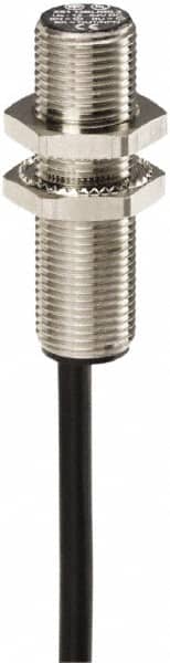 Telemecanique Sensors - NPN, 2mm Detection, Cylinder, Inductive Proximity Sensor - 3 Wires, IP67, 12 to 24 VDC, M12x1 Thread, 42mm Long - Exact Tooling