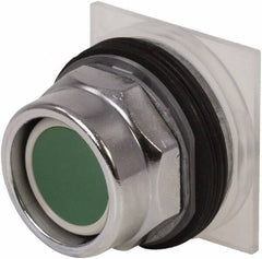 Schneider Electric - 30mm Mount Hole, Extended Straight, Pushbutton Switch Only - Green Pushbutton, Momentary (MO) - Exact Tooling