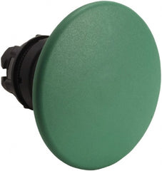 Schneider Electric - 22mm Mount Hole, Extended Mushroom Head, Pushbutton Switch Only - Round, Green Pushbutton, Nonilluminated, Momentary (MO) - Exact Tooling