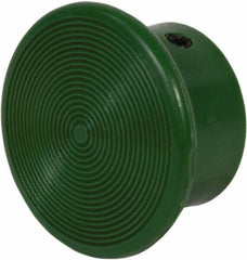 Schneider Electric - Extended Mushroom Head Pushbutton Switch 1-3/8" Screw-On Knob - Green, Round Button, Nonilluminated - Exact Tooling