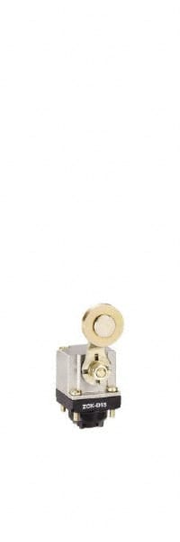Telemecanique Sensors - 3 Inch Long, Limit Switch Head - Steel Roller, For Use with ZCK Limit Switches - Exact Tooling