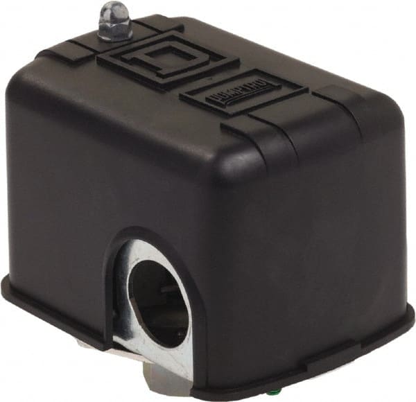 Square D - 1 and 3R NEMA Rated, 100 to 200 psi, Electromechanical Pressure and Level Switch - Fixed Pressure, 575 VAC, L1-T1, L2-T2 Terminal, For Use with Square D Pumptrol - Exact Tooling