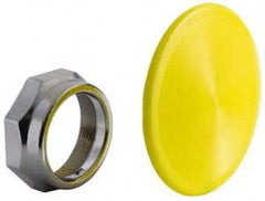Schneider Electric - Extended Mushroom Head Pushbutton Switch Knob - Yellow, Round Button - Exact Tooling