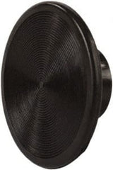 Schneider Electric - Extended Mushroom Head Pushbutton Switch Screw-On Knob - Black, Round Button - Exact Tooling