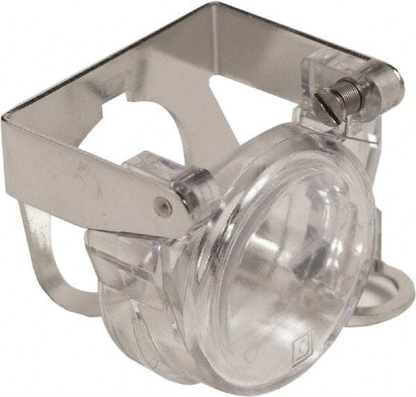 Schneider Electric - Pushbutton Switch Padlock Attachment - Round Button, Illuminated - Exact Tooling