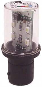 Schneider Electric - Red, Visible Signal Replacement LED Bulb - For Use with Beacon, Indicator Bank - Exact Tooling