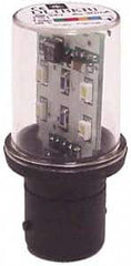 Schneider Electric - Red, Visible Signal Replacement LED Bulb - For Use with Beacon, Indicator Bank - Exact Tooling